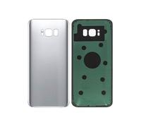 Clappio Cache Batterie pour Samsung Galaxy S8 Plus Façade Arrière Argent