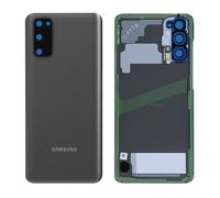 Clappio Cache Batterie pour Samsung Galaxy S20 Façade Arrière Noir