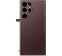 Cache Batterie Samsung Galaxy S22 Ultra Originale Samsung bordeaux avec lentille Bordeaux G