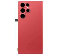 Cache Batterie Samsung Galaxy S22 Ultra Originale Samsung rouge avec lentille