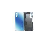 Cache batterie vitre arrière back cover Premium Bleu Galactique pour OPPO Reno 4 Pro 5G