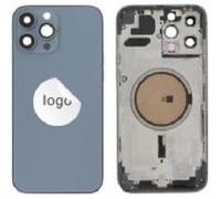 Cache Batterie Vitre Arrière Bleu Alpin pour iPhone 13 Pro Max (Pulled C) Bleu