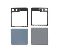 Cache Batterie Vitre Arrière Complète Bleu Pour Samsung Galaxy Z Flip 5 (F731B) (Sans logo)