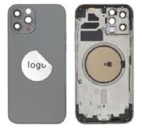 Cache Batterie Vitre Arrière Graphite pour iPhone 12 Pro (Pulled B) Graphite