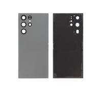 Cache Batterie Vitre Arrière Graphite Pour Samsung Galaxy S22 Ultra (S908B) (Sans logo)
