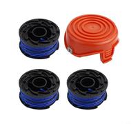 Cache-bobine avec ligne pour Black & Decker pour GL315 GL350 GL650 - Choisissez entre 1, 2 ou 3 lignes (1 capuchon + 3 bobines)