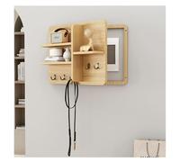 Cache-boîte à disjoncteurs décoratif avec étagère et Crochets, Panneau de Cache-Compteur électrique dissimulant des Tableaux, boîte de Distribution électrique Murale, caches-boîtes à fusible