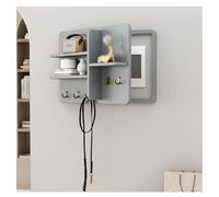 Cache-boîte à disjoncteurs décoratif avec étagère et Crochets, Panneau de Cache-Compteur électrique dissimulant des Tableaux, boîte de Distribution électrique Murale, caches-boîtes à fusible