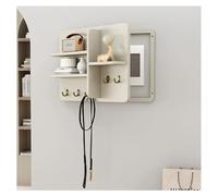 Cache-boîte à disjoncteurs décoratif avec étagère et Crochets, Panneau de Cache-Compteur électrique dissimulant des Tableaux, boîte de Distribution électrique Murale, caches-boîtes à fusible