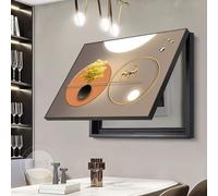 Cache-boîte à fusibles décoratif, Armoire de Distribution, boîtier de Compteur électrique dissimulé, Peinture décorative, boîte à fusibles créative, L 30 x 40 cm