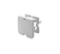 Cache/Boîtier pour Prise de Terre Plat, Herdkabel, Blanc, 16 A/400 V , Hauteur