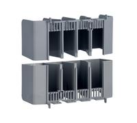 Cache borne x160 4P épanouis. - APPAREILLAGE DE TETE HAGER HYA024H