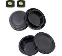 Cache Bouchon Boîtier + Arrière pour Objectif pour Nikon D7500 D7200 D7100 D7000 D5600 D5300 D5200 D5100 D3500 D3400 D3300 D3200 D3100 D850 D800 D750 D600 D90 Monture Nikon F et Objectif Accessoires