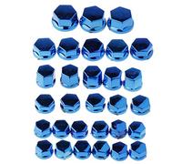 Cache-Bouchon Vis pour Moto Capuchon Couvercle 30pcs, Bleu