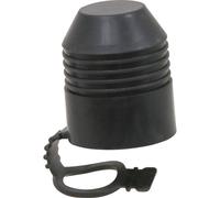 Cache boule caoutchouc 50mm avec anneau de retenue - 16964