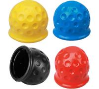 Cache Boule D'attelage, Cache Boule Pour Attelage De Remorque, Pour Attelages À Boule Jusqu'à Ø 50 Mm Cache Boule En Caoutchouc, Cache Crochet Contre L'abrasion Et La Saleté, (4 Pièces)