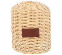 Cache Bouteille Gaz Rotin Kaki pour Réservoir Plat 450g, Camping | Couvercle du Réservoir D'essence, Fournitures de Plein Air, Anti-collision