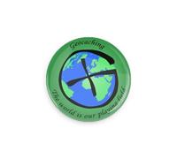 Cache Boutique - Badge Geocaching - Couleur : World is Our Playing Field