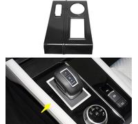 Cache-Bouton Couvercle Pommeau Levier Vitesses Abs Pour Mitsubishi Outlander 2022-24 Autocollant Garniture DšŠcalcomanie Panneau Vitesses Console Accessoires Fibre Carbone Noir