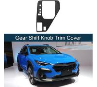 Cache-Bouton De Couvercle De Levier Vitesses Abs Pour Subaru Crosstrek 2024 Autocollant Garniture DšŠcalcomanie PanneauConsole Engrenage Accessoires Fibre Carbone Noir