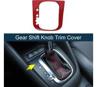 Cache-Bouton De Couvercle Pommeau Levier Vitesses Abs Pour Vw Golf 6 Gti Mk6 2008-2013 Autocollant Garniture DšŠcalcomanie Panneau Console Engrenage Accessoires IntšŠrieurs Rouge