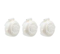 Cache Bouton de Sécurité Bébé pour Machine à Laver, Lot de 3 | ABS Blanc, Pose Adhésive Facile, Protège les Touches, Usage Baby Proofing pour Foyer