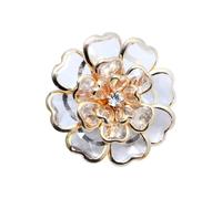 Cache-bouton - Design décoratif en forme de fleur, accent de bijoux de style vintage, construction en, fixation sécurisée des vêtements | Pour améliorer l'apparence des tenues sur les chemises