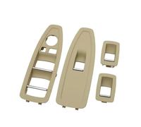 Cache-bouton Lève-vitre Intérieur Pour BMW Pour Série 1/3/4 Pour F20 Conduite À Gauche Et Droite Accessoires D'intérieur Voiture(Beige A 4pieces SET)