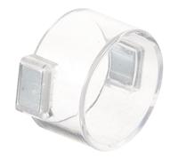 Cache-bouton Magnétique Rond Transparent en Plastique Aimant
