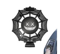 Cache bouton Start Spider Web, couvercle de bouton Démarrer du moteur - Couvercle avec allumage en alliage adhésif - Protection anti-rayures pour bouton d'alimentation intérieur de voiture pour camion
