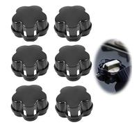 Cache-Boutons de Cuisinière, 6 PCS Bouton de Sécurité Four Cache Bouton Gazinière Couverture de Bouton pour Cuisinière Cache Multiprise Sécurité Bébé (noir)