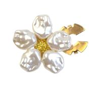 Cache-boutons décoratifs pour chemisiers pour femmes, en de fausses perles avec fleurs, sur la poitrine, jeans, chemise, chemisier élégant, boucle avec boutons artisanaux similaires à des