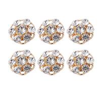 Cache-boutons en strass, pinces à boutons amovibles élégantes, ensemble de couvre-boutons étincelants, accessoires de chemise, couvre-boutons élégants pour chemisiers et décoration de vêtements