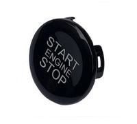 Cache boutons voiture Compatible avec Alfa pour Romeo pour Giulia pour Stelvio 2017 2018 2019 accessoires style voiture réparation couvercle bouton démarrage et d'arrêt moteur(Black)