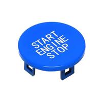 Cache boutons voiture Compatible avec BMW X5 G05 X6 G06 X7 G07 Z4 G29 2020 2021 2022 Cache bouton démarrage d'allumage accessoire remplacement pour interrupteur d'arrêt(Blue)