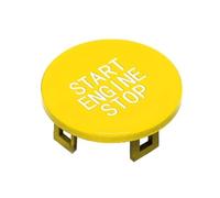 Cache boutons voiture Compatible avec BMW X5 G05 X6 G06 X7 G07 Z4 G29 2020 2021 2022 Cache bouton démarrage d'allumage accessoire remplacement pour interrupteur d'arrêt(Yellow)