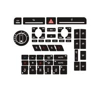 Cache boutons voiture Compatible Avec Pour B7 Accessoires D'intérieur Automobile Autocollant Réparation Boutons Autocollants Boutons Intérieurs Pour Véhicules