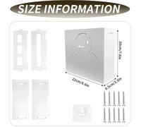 Cache Box Cache Box Internet Rangement Box Internet 22 * 20 * 8.5 CM upport Box Internet pour Diimuler Le CâBle BOITE RANGE CABLES