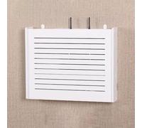 Cache Box Internet Internet Mural Aéré Respirant Armoire Électrique Couvercle du Panneau Réseau, Étagère pour Gestion et Organisation des Câbles, Nécessite Un Assemblage(C,47 * 9.5 * 38cm)