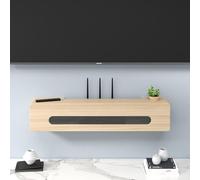 Cache Box Internet Mural Boite de Rangement Routeur WiFi, Boîte de Rangement Murale Décorative, Cache Le Décodeur TV, Le Modem, Le Routeur et Les Câbles(C,80 * 13 * 20cm)