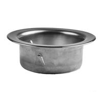 Cache-bride de tuyau rond en acier inoxydable pour conduit d'aération ou de connexion - Plaque décorative pour trou de mur ou de plafond - 70 mm de diamètre - Connecteur de tuyau d'aération de plus de