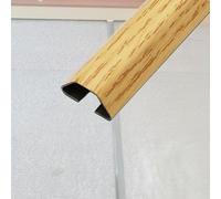 Cache Cable Couvercle de goulotte de câble en Acier Inoxydable 100 cm Longueur, Chemin roulement Anti-cernes Auto-adhésif Cacher Les câbles(Yellow 1 PC,W 50 MM)