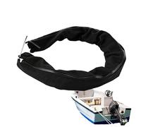 Cache-câble de moteur - Organiseur avec fermeture éclair, protection résistante | Manchon pour regrouper les câbles de commande sur bateaux, pontons, kayaks et moteurs hors-bord.