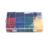 Cache CâBle,Gaine Cables Informatique 530pcs Tube De Tuyauterie Thermique Isolant Tubes Rétractables Assortiment Câbles Électroniques À Manches Thermiques