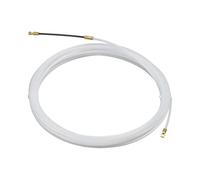 Cache Câble | Goulotte passe Câble | cache Câble tv mural | cache multIPrise | passe Câble mural | Couronne de 10 Mètres de Tire|Fils Nylon Aiguille | Debflex | 431100