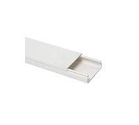 Cache Câble | Goulotte Passe Câble | Cache Câble TV Mural | Cache multIPrise | Passe Câble Mural | Moulure 30/1X10 | 2 Mètres Blanc | Debflex | 435002