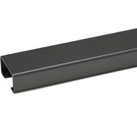 Cache-câble Métallique pour Lampe Murale, TV, Cache-câble Décoratif en Acier Inoxydable, Petit/Grand Cache-câble Autocollant Style Antique, Black, 1.2X0.6 in/30X15mm
