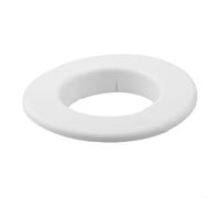 Cache-câble rond pour entrée de câble - Rosace - Trou mural - Anneau de protection en plastique pour tuyaux CA - 40 mm, 50 mm, 55 mm, 60 mm, 70 mm, 80 mm, blanc (80 mm)