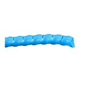 Cache Cable Spirale Bandes d'emballage en Spirale de 2M 8/10/12/14/16, Tube Gaine, câble Ignifuge, Fil Protection for Tuyau d'enroulement(Blue Color,8mm)