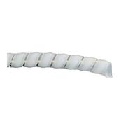 Cache Cable Spirale Bandes d'emballage en Spirale de 2M 8/10/12/14/16, Tube Gaine, câble Ignifuge, Fil Protection for Tuyau d'enroulement(Clear Color,14mm)